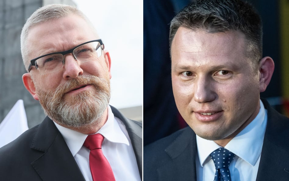 Grzegorz Braun i Sławomir Mentzen