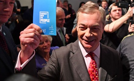 Nigel Farage chce "politycznej rewolucji" na Wyspach