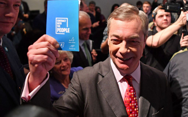 Nigel Farage chce "politycznej rewolucji" na Wyspach