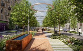 Nowa koncepcja zakłada stworzenie linearnego parku, który wypełni deficyt zieleni w tej okolicy