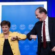 Kristalina Georgiewa, dyrektor wykonawczy MFW i David Malpass, prezes Banku Światowego