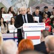 Prezes Prawa i Sprawiedliwości Jarosław Kaczyński przemawia podczas konwencji samorządowej PiS w Bia