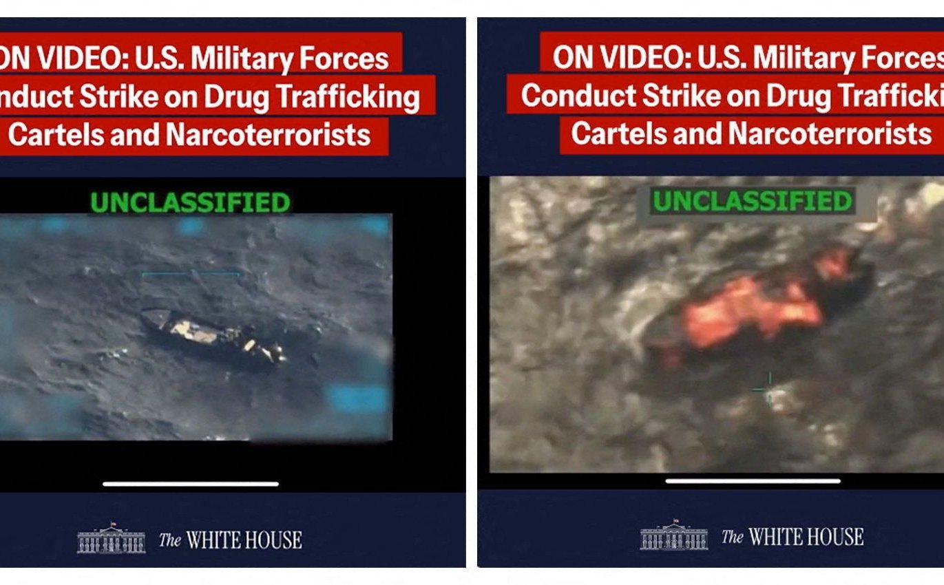 Kolejny atak armii USA na łódź na Morzu Karaibskim. Bombowce USA w pobliżu Wenezueli