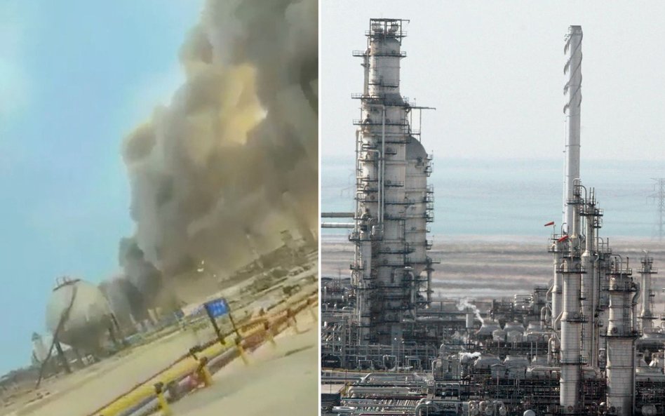 Irańskie drony zaatakowały największą rafinerię w Arabii Saudyjskiej