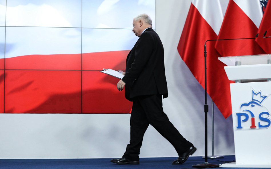 Prezes PiS Jarosław Kaczyński