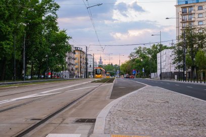 Na trasie z Wilanowa autobusy wjadą na torowisko tramwajowe na Dolnym Mokotowie