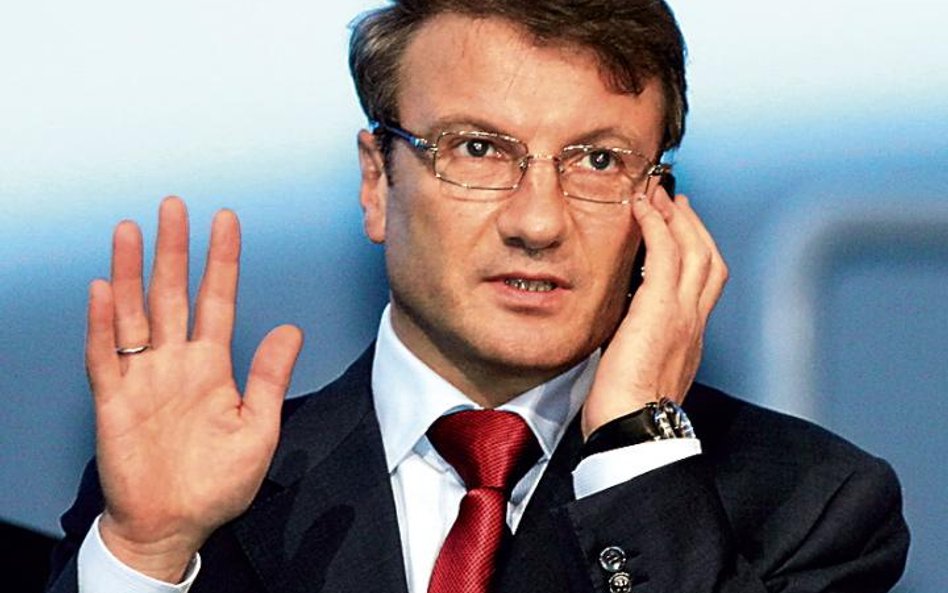 German Gref, prezes Sbierbanku, potwierdził publicznie, że bank może przekazać swoje 35 proc. akcji 