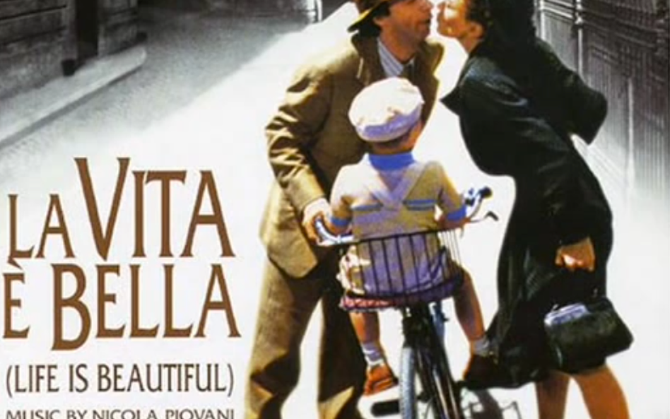 "Życie jest piękne", reżyseria: Roberto Benigni, produkcja: Włochy, 1997 r.