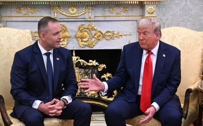 Karol Nawrocki i Donald Trump