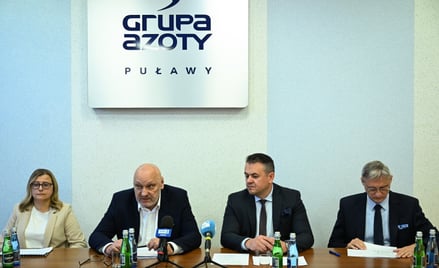 Konferencji zarządu Grupy Azoty Puławy