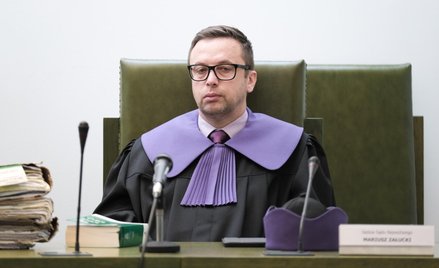 Sędzia Mariusz Załucki na sali Sądu Najwyższego