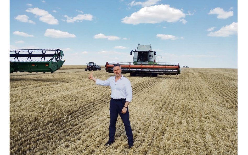 Firma, którą zarządza na Ukrainie Wiktor Bykow, gospodaruje na ok. 25 tys. hektarów. On sam mówi, że