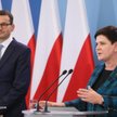 Wicepremier, minister rozwoju i finansów Mateusz Morawiecki oraz premier Beata Szydło