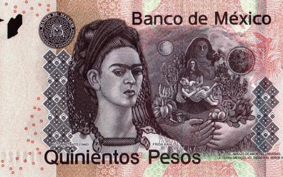 Frida Kahlo, nachmurzona nawet na solidnym nominale