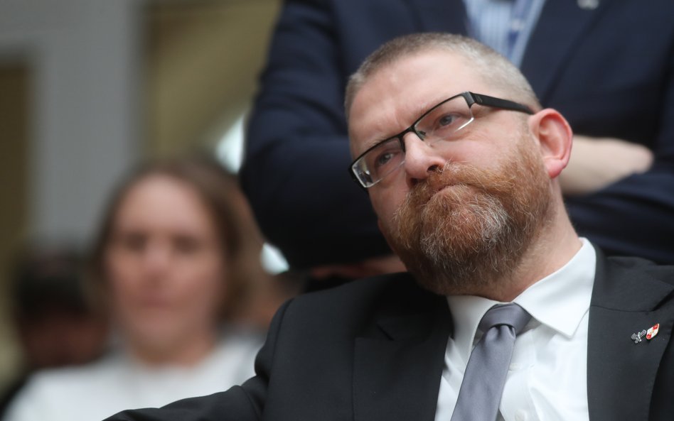 Europoseł Konfederacji Grzegorz Braun