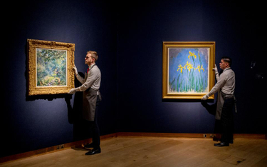 "Irysy" Claude Moneta oraz "Sentier dans le bois" Pierra-Augusta Renoira