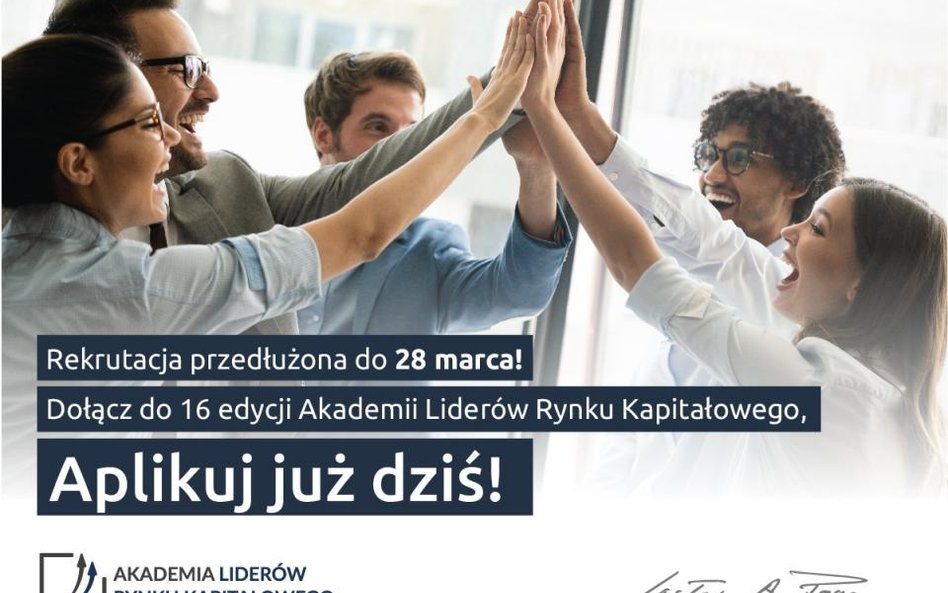 Przedłużona rekrutacja do Akademii Liderów Rynku Kapitałowego