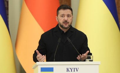 Prezydent Ukrainy Wołodymyr Zełenski