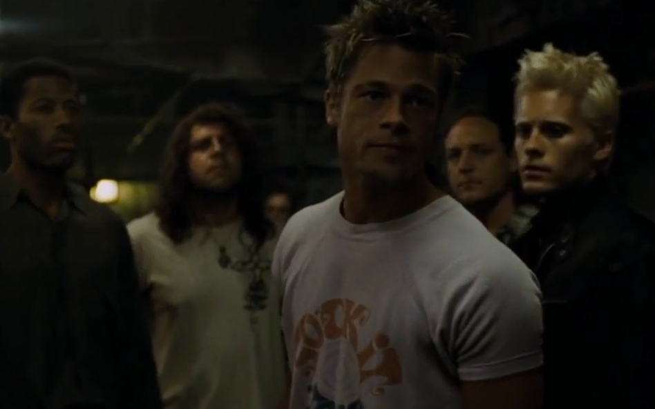 "Fight Club" ( "Podziemny krąg"), reżyseria: David Fincher, produkcja: Niemcy, USA, 1999 r.