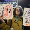 Krewni izraelskich zakładników przetrzymywanych w Strefie Gazy przed siedzibą izraelskiego ministers