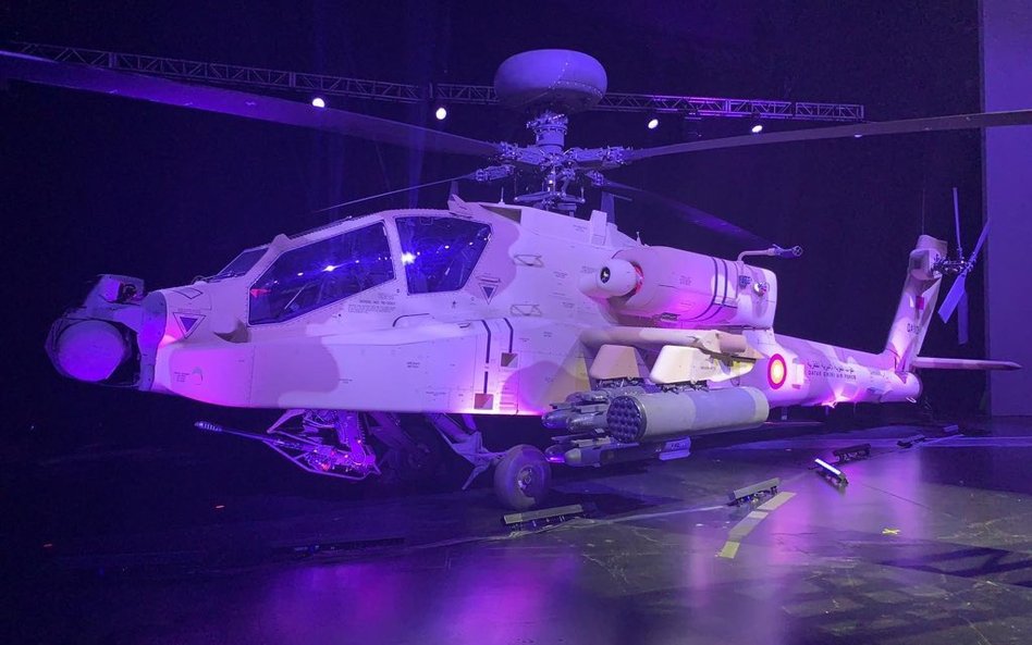 Pierwszy śmigłowiec bojowy Boeing AH-64E dla Kataru. Fot./Emirat Kataru.