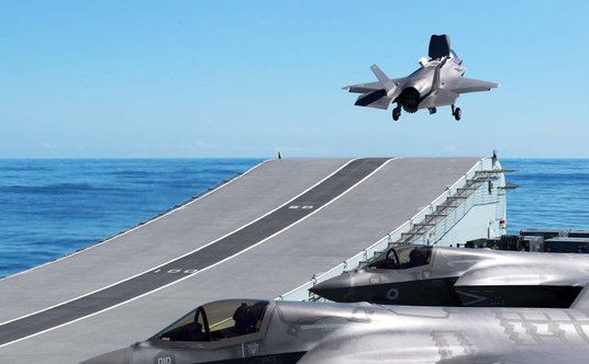 "F-35B 617. dywizjonu RAF Fot./Royal Navy."