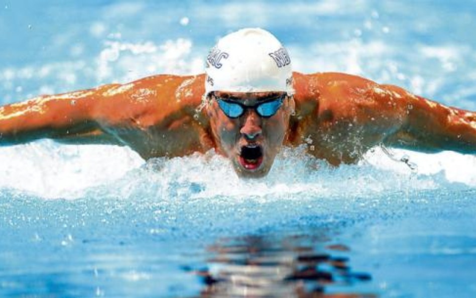 Michael Phelps zdobył już 14 złotych medali olimpijskich, sześć w Atenach i osiem w Pekinie