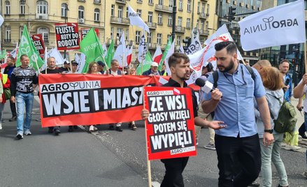 AgroUnia protestowała w Warszawie