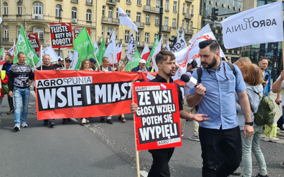 AgroUnia protestowała w Warszawie