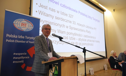 Paweł Niewiadomski, prezes Polskiej Izby Turystyki, podsumował działania organizacji w ostatnich 12 