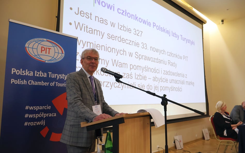 Paweł Niewiadomski, prezes Polskiej Izby Turystyki, podsumował działania organizacji w ostatnich 12 