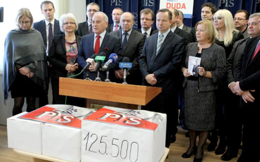 W 2015 r. na Podkarpaciu PiS zebrało 125,5 tys. podpisów pod kandydaturą Andrzeja Dudy. W całej Pols