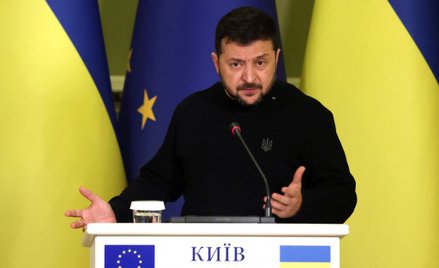 Prezydent Ukrainy Wołodymyr Zełenski