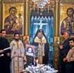 Arcybiskup Aleksios odprawia nabożeństwo w cerkwi św. Porfiriusza