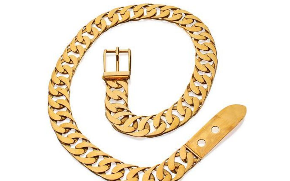 Złoty pasek Gucci (około 550 gram) - 12-15 tys. dolarów