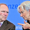 Niemiecki minister finansów Wolfgang Schaeuble oraz francuska minister finansów Christine Lagarde