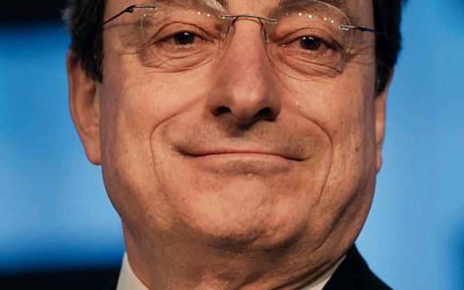 Prezes EBC Mario Draghi Fot. Bloomberg