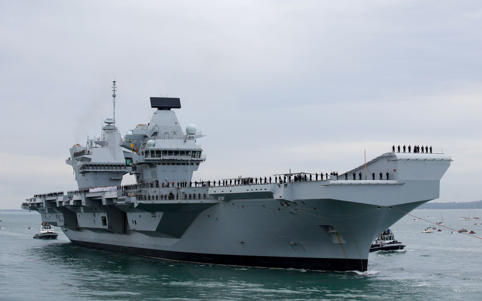 Najnowszy lotniskowiec Royal Navy HMS Queen Elizabeth