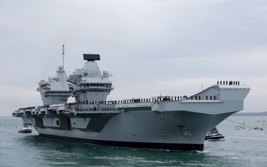 Najnowszy lotniskowiec Royal Navy HMS Queen Elizabeth