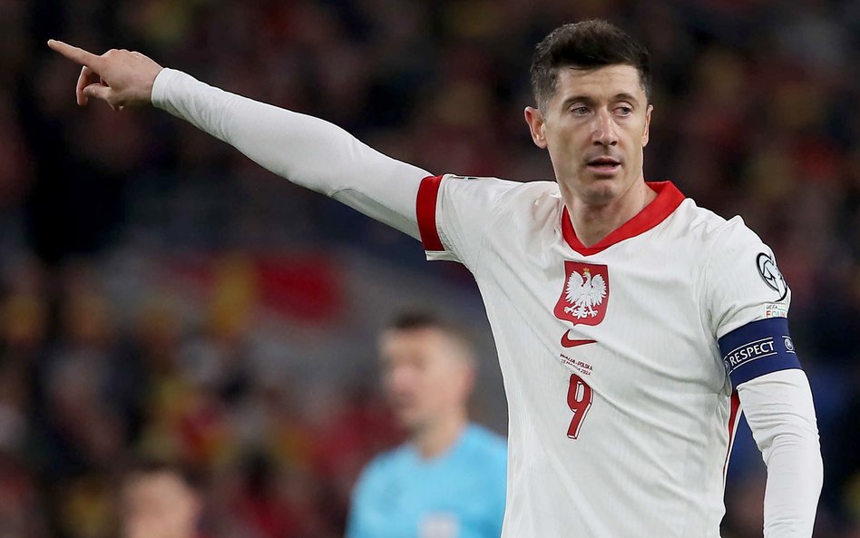 Kapitan reprezentacji Polski Robert Lewandowski