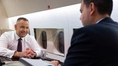 Karol Nawrocki podczas rozmowy z Michałem Kolanko