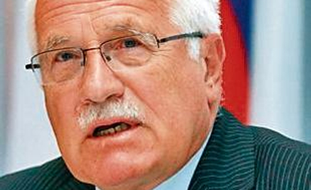 Vaclav Klaus jest oburzony