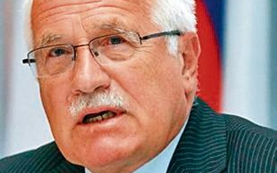 Vaclav Klaus jest oburzony