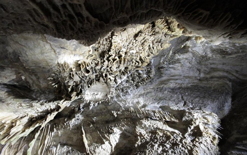 Jaskinie w Han-sur-Lesse w Belgii