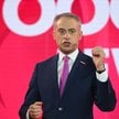 Wicepremier, minister cyfryzacji Krzysztof Gawkowski podczas wystąpienia w ramach Konwencji Lewicy "