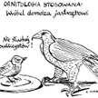 Komentarz rysunkowy. Wróbel doradza jastrzębiowi