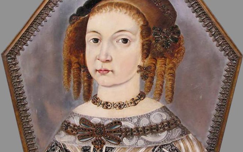 Ewa Bronikowska, ur. ok. 1662, zm. 1672. Olej, blacha cynowa. Dawny zbór ewangelicki w Kursku.