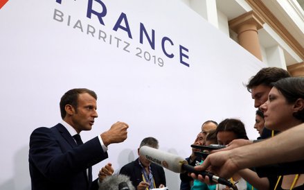 Prezydent Emmanuel Macron