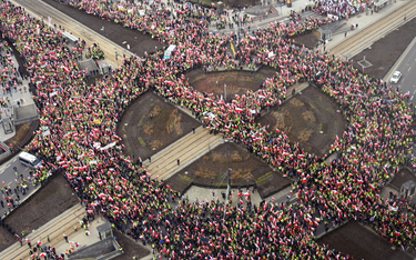 Protest rolników w Warszawie, fot. z 27 lutego