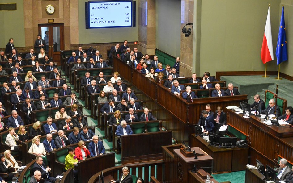 Sejm głosował nad nowelizacją ustawy o SN